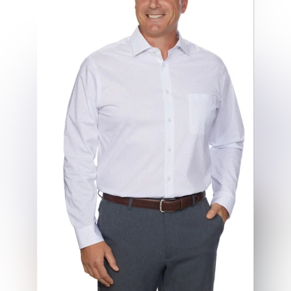 Calvin Klein Men's White Dress Shirt